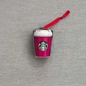 Starbucks Pink Mini Cup Ornament